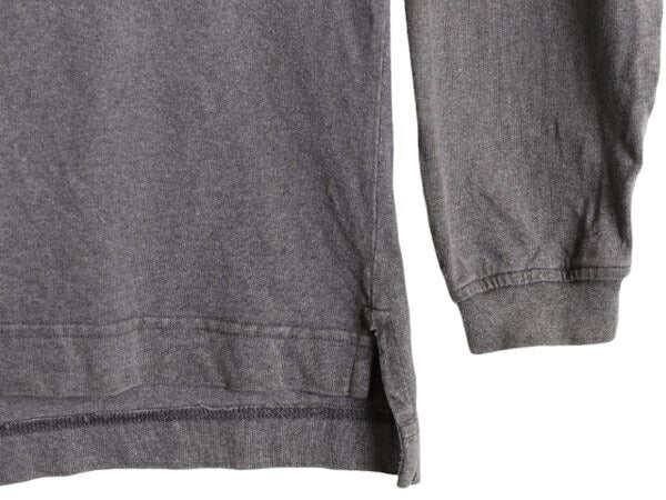 90s OLD GAP 長袖 ポロシャツ メンズ XL オールド ギャップ 長袖シャツ ラガーシャツ 素材 ヘビーウェイト 無地 旧タグ 厚手 大きいサイズ