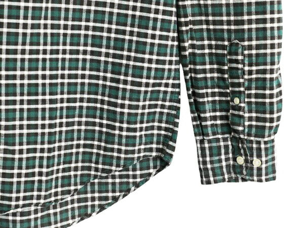90s OLD GAP オックスフォード チェック 長袖 シャツ メンズ XL 古着 オールド ギャップ コットン ポケット付き 大きいサイズ マルチカラー