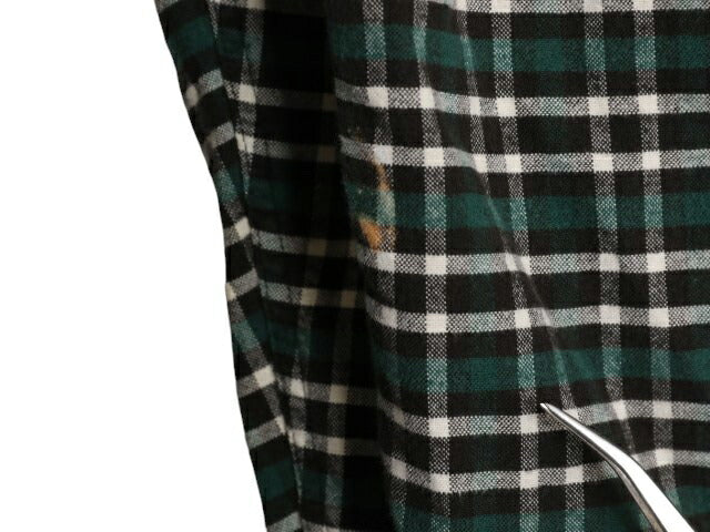 90s OLD GAP オックスフォード チェック 長袖 シャツ メンズ XL 古着 オールド ギャップ コットン ポケット付き 大きいサイズ マルチカラー