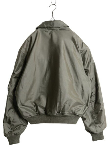 民間 CWU-45P フライト ジャケット XL / 古着 アラミド ミリタリー USAF 空軍 エアフォース 中綿 ボンバー セージ グリーン 大きいサイズ