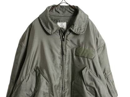 民間 CWU-45P フライト ジャケット XL / 古着 アラミド ミリタリー USAF 空軍 エアフォース 中綿 ボンバー セージ グリーン 大きいサイズ