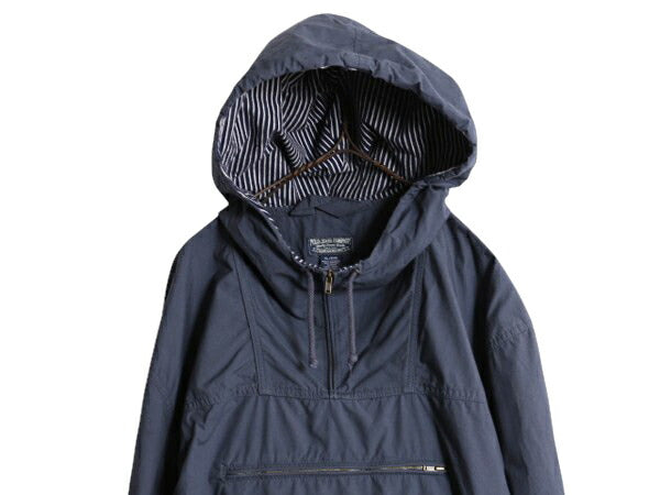 ラルフローレン コットン アノラック パーカー ジャケット メンズ XL POLO JEANS CO ポロ フード ハーフジップ プルオーバー 大きいサイズ