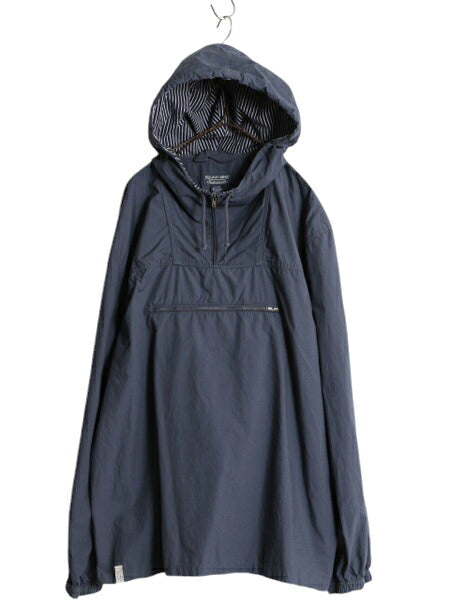 ラルフローレン コットン アノラック パーカー ジャケット メンズ XL POLO JEANS CO ポロ フード ハーフジップ プルオーバー 大きいサイズ