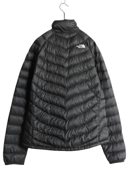 ノースフェイス ナイロン ダウン ジャケット レディース M / The North Face ジャンパー 800フィル ハイネック キルティング パッカブル 黒
