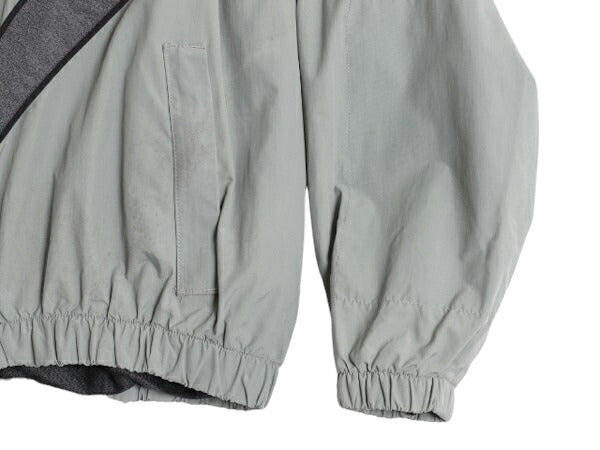 90s 99年製 米軍実物 US ARMY ナイロン トレーニング ジャケット MEDIUM SHORT 古着 オールド 軍物 PFU ミリタリー ブルゾン ジャンパー 灰