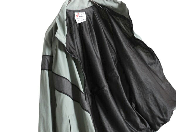 90s 99年製 米軍実物 US ARMY ナイロン トレーニング ジャケット MEDIUM SHORT 古着 オールド 軍物 PFU ミリタリー ブルゾン ジャンパー 灰
