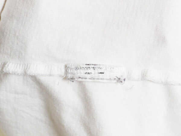 ポロ ラルフローレン プリント 長袖 Tシャツ メンズ S / 復刻 ロンT 袖プリント リンガー コットン カットソー クルーネック ホワイト 薄手