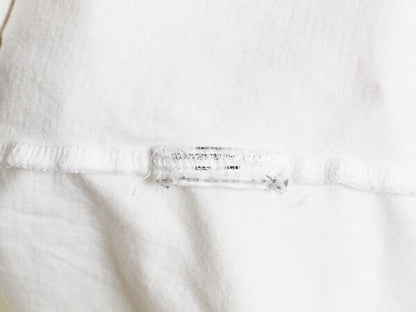 ポロ ラルフローレン プリント 長袖 Tシャツ メンズ S / 復刻 ロンT 袖プリント リンガー コットン カットソー クルーネック ホワイト 薄手