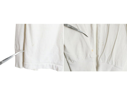 ポロ ラルフローレン プリント 長袖 Tシャツ メンズ S / 復刻 ロンT 袖プリント リンガー コットン カットソー クルーネック ホワイト 薄手