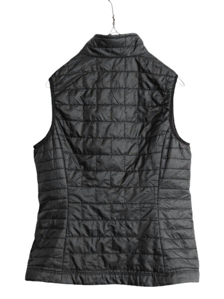 17年製 パタゴニア ナノ パフ ベスト レディース S / Patagonia 中綿 ナイロン キルティング フルジップ アウトドア パッカブル 企業物 黒