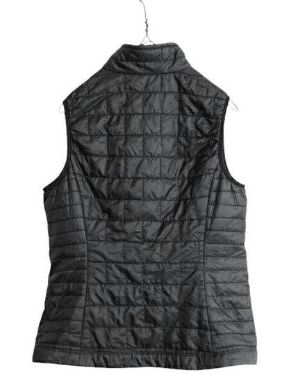 17年製 パタゴニア ナノ パフ ベスト レディース S / Patagonia 中綿 ナイロン キルティング フルジップ アウトドア パッカブル 企業物 黒