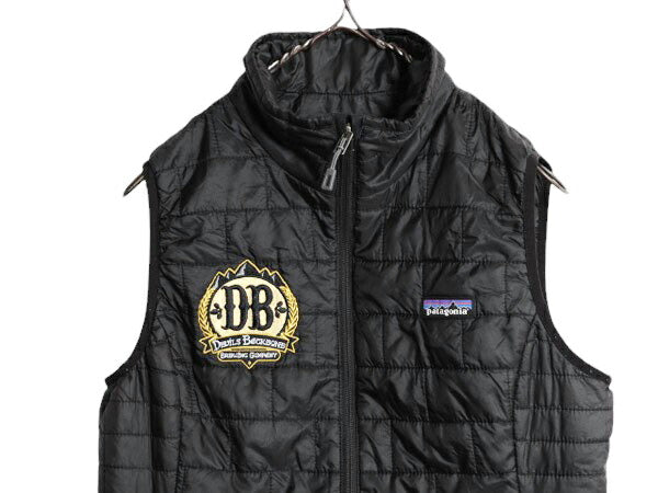 17年製 パタゴニア ナノ パフ ベスト レディース S / Patagonia 中綿 ナイロン キルティング フルジップ アウトドア パッカブル 企業物 黒