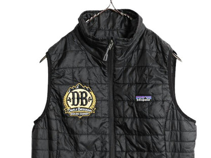 17年製 パタゴニア ナノ パフ ベスト レディース S / Patagonia 中綿 ナイロン キルティング フルジップ アウトドア パッカブル 企業物 黒