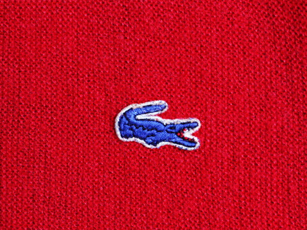 70s USA製 ラコステ アクリル ニット カーディガン メンズ レディース L 古着 ヴィンテージ IZOD LACOSTE 羽織り 前開き 糸巻タグ セーター