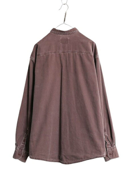 90s カベラス コットン ダック 長袖 シャツ メンズ XL / 90年代 Cabelas 無地 チェック フランネル ライナー付き ジャケット 大きいサイズ