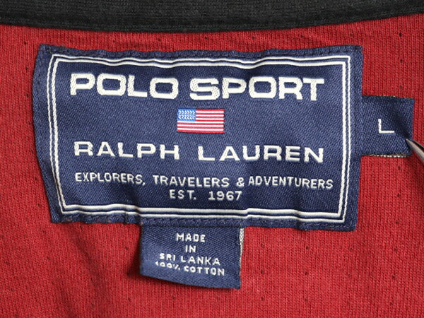 00s ポロスポーツ ラルフローレン ハーフジップ 2レイヤー 長袖 シャツ メンズ L ポロ POLO SPORT ヘビーウェイト ヴィンテージ モデル 黒