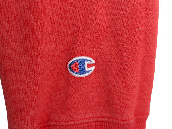00s チャンピオン プレミアム リバースウィーブ カレッジ プリント スウェット パーカー メンズ L / オールド トレーナー プルオーバー 赤