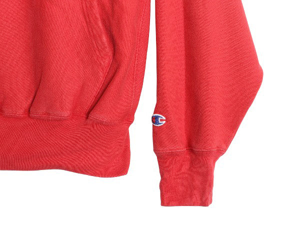 00s チャンピオン プレミアム リバースウィーブ カレッジ プリント スウェット パーカー メンズ L / オールド トレーナー プルオーバー 赤