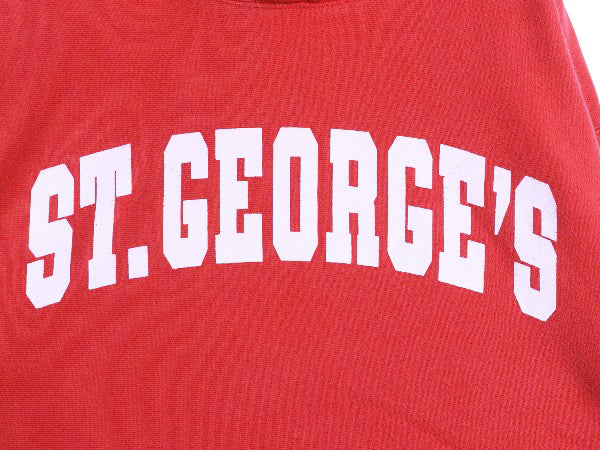 00s チャンピオン プレミアム リバースウィーブ カレッジ プリント スウェット パーカー メンズ L / オールド トレーナー プルオーバー 赤