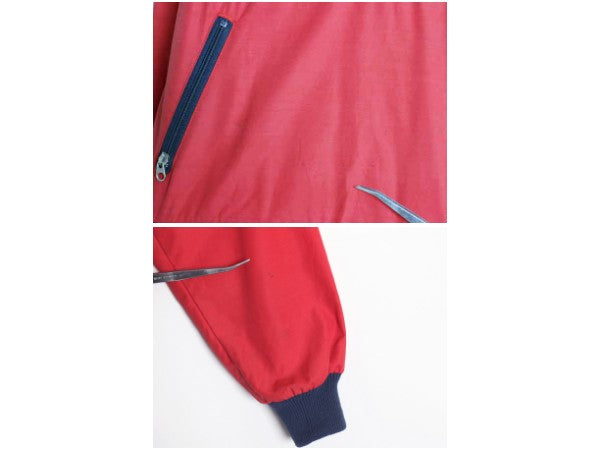 80s エルエルビーン ハーフジップ ナイロン ジャケット レディース M ヴィンテージ プルオーバー ブルゾン ハイネック ウィンドブレーカー