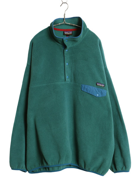 パタゴニア シンチラ スナップT メンズ XXL 15年製 古着 プルオーバー フリース ジャケット ハイネック アウトドア ツートン 大きいサイズ