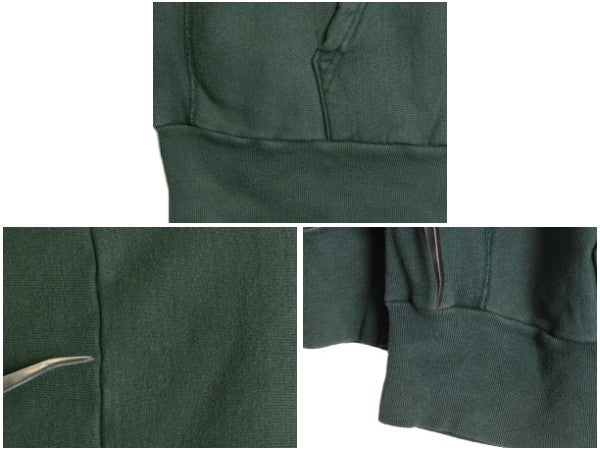 80s 珍品 ★ チャンピオン リバースウィーブ ポケット付き スウェット メンズ XXL / USA製 ヴィンテージ トリコタグ 内縫い 目無し 無地 緑