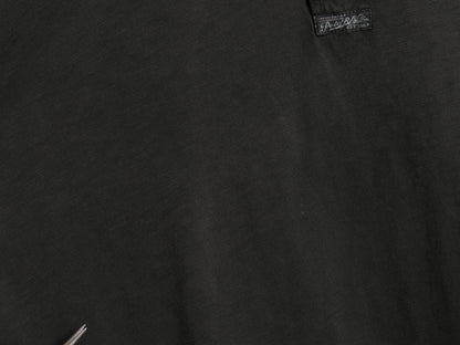 ポロ ラルフローレン ヘンリーネック 長袖 Tシャツ メンズ XL / ロンT カットソー シングルステッチ スラブ織り インナー 大きいサイズ 黒