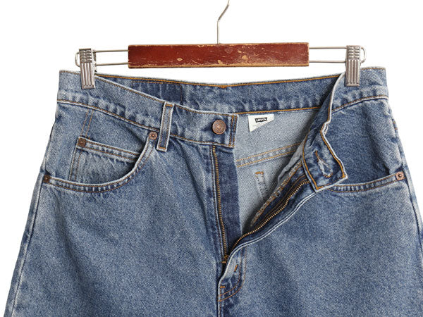90s リーバイス 565 デニム ショートパンツ メンズ 30 古着 オールド ルーズ フィット バギー リラックス ジーンズ ハーフパンツ ショーツ