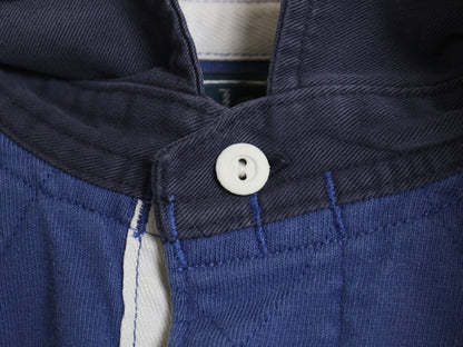 00s ポロ ラルフローレン 長袖 ラガーシャツ メンズ L / オールド CUSTOM FIT  長袖シャツ ラグビー ワンポイント ポニー スリム ツートン