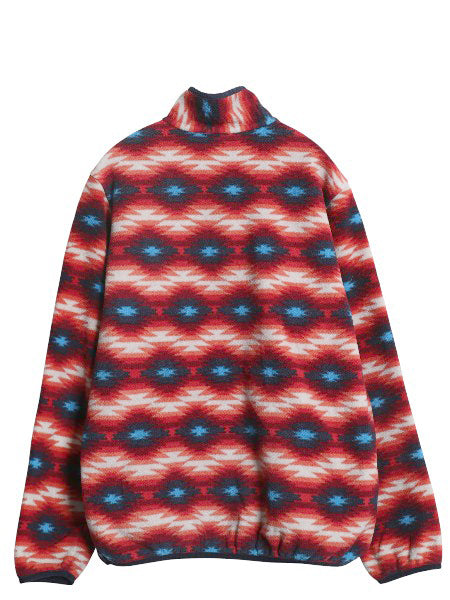 パタゴニア 総柄 ライトウェイト シンチラ スナップT レディース XL / 古着 15年製 フリース プルオーバー ジャケット ブルゾン ネイティブ