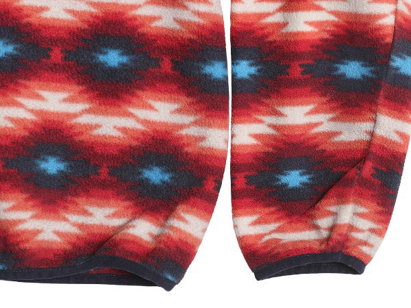 パタゴニア 総柄 ライトウェイト シンチラ スナップT レディース XL / 古着 15年製 フリース プルオーバー ジャケット ブルゾン ネイティブ