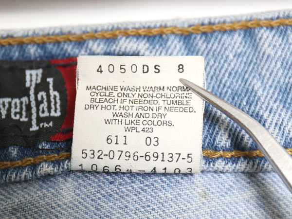 90s USA製 リーバイス シルバータブ デニム パンツ レディース M メンズ 実寸 29 31 オールド ルーズ バギー テーパード ジーパン ジーンズ