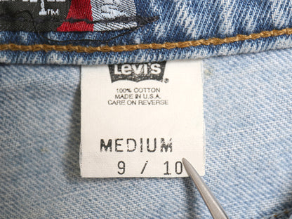 90s USA製 リーバイス シルバータブ デニム パンツ レディース M メンズ 実寸 29 31 オールド ルーズ バギー テーパード ジーパン ジーンズ