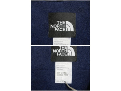 90s ノースフェイス デナリ ベスト メンズ S / オールド アウトドア 前開き 重ね着 フルジップ フリース ナイロン ワンポイント ツートン