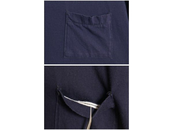 80s USA製 フルーツオブザルーム ポケット付き 無地 半袖 Tシャツ メンズ L 小さめ S ヴィンテージ 当時物 ポケT シングルステッチ 耳付き