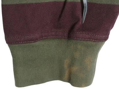 ブルックスブラザーズ ボーダー 長袖 ラガーシャツ メンズ XL / 古着 ラグビー 長袖シャツ ポロシャツ ワンポイント 大きいサイズ ツートン