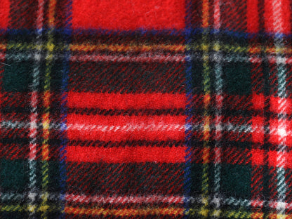 90s スコットランド製 ブルックスブラザーズ マフラー メンズ レディース 古着 オールド ラム ウール チェック フリンジ付き シンプル 防寒