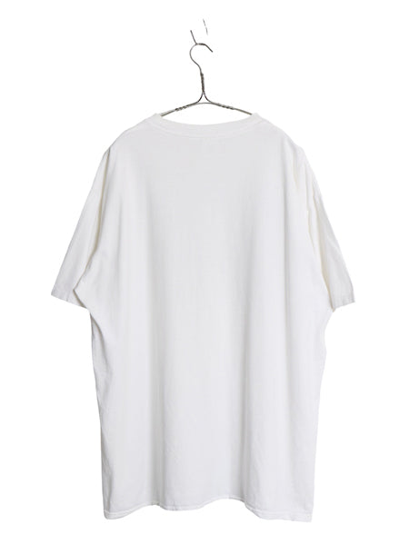 90s ウシ ジョーク アート イラスト プリント Tシャツ メンズ XL 程/ 古着 オールド アニマル キャラクター シングルステッチ 大きいサイズ