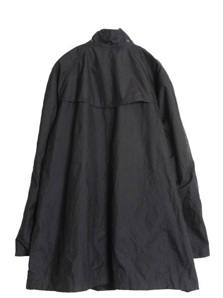 バーバリー ロンドン ハーフ コート レディース L 程 / レインコート ジャケット フルジップ ハイネック オールウェザー 無地 防水 撥水 黒