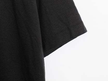 デッドストック 90s USA製 フルーツオブザルーム 無地 半袖 Tシャツ メンズ L / 新品 シングルステッチ カットソー トップス ブランク 黒