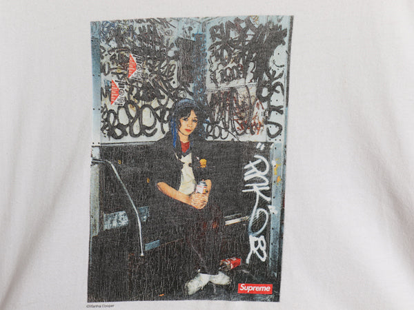 21AW USA製 シュプリーム レディ ピンク フォト プリント Tシャツ メンズ M オフィシャル グラフィック アート イラスト ヘビーウェイト 白