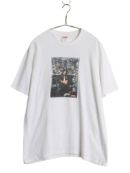 21AW USA製 シュプリーム レディ ピンク フォト プリント Tシャツ メンズ M オフィシャル グラフィック アート イラスト ヘビーウェイト 白