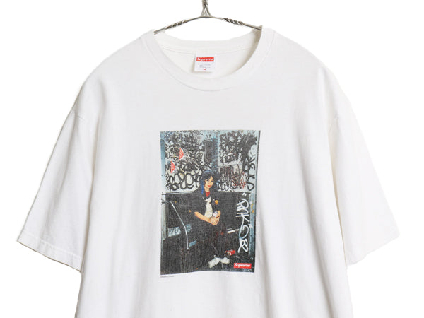 21AW USA製 シュプリーム レディ ピンク フォト プリント Tシャツ メンズ M オフィシャル グラフィック アート イラスト ヘビーウェイト 白