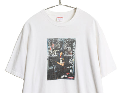 21AW USA製 シュプリーム レディ ピンク フォト プリント Tシャツ メンズ M オフィシャル グラフィック アート イラスト ヘビーウェイト 白