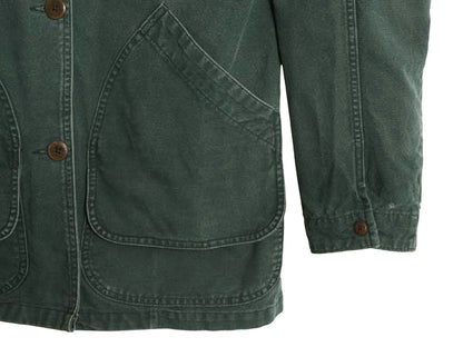 90s エルエルビーン ダック ハンティング ジャケット レディース L オールド カバーオール フィールド コート 脱着 チェック 中綿 ライナー