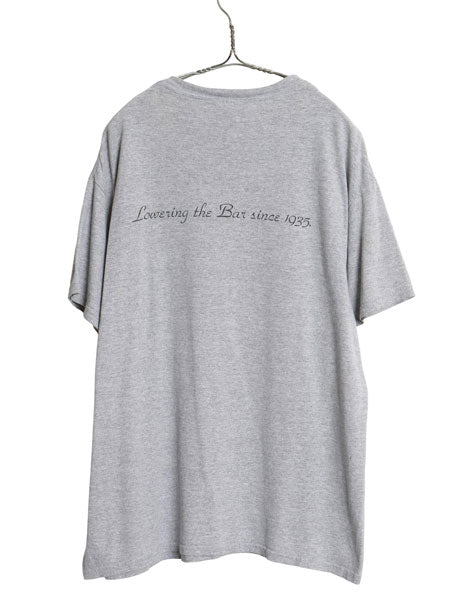 00s 三ばか大将 イラスト プリント Tシャツ メンズ L / オールド オフィシャル キャラクター コメディ グラフィック ヘビーウェイト グレー