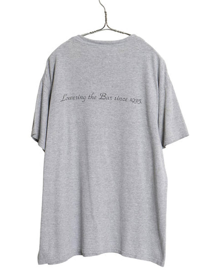 00s 三ばか大将 イラスト プリント Tシャツ メンズ L / オールド オフィシャル キャラクター コメディ グラフィック ヘビーウェイト グレー