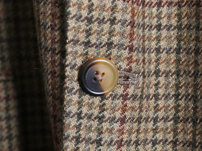 90s POLO UNIVERSITY CLUB ラルフローレン テーラード ジャケット メンズ XL 程/ 古着 オールド ポロ ブレザー ウール アルパカ チェック