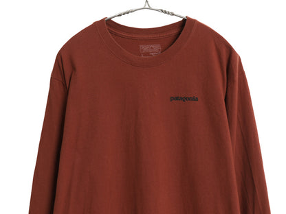 パタゴニア 両面 プリント 長袖 Tシャツ メンズ L / 16年製 アウトドア ロンT ロングスリーブ P6 バックプリント ボックスロゴ カットソー