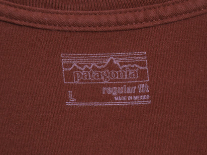 パタゴニア 両面 プリント 長袖 Tシャツ メンズ L / 16年製 アウトドア ロンT ロングスリーブ P6 バックプリント ボックスロゴ カットソー